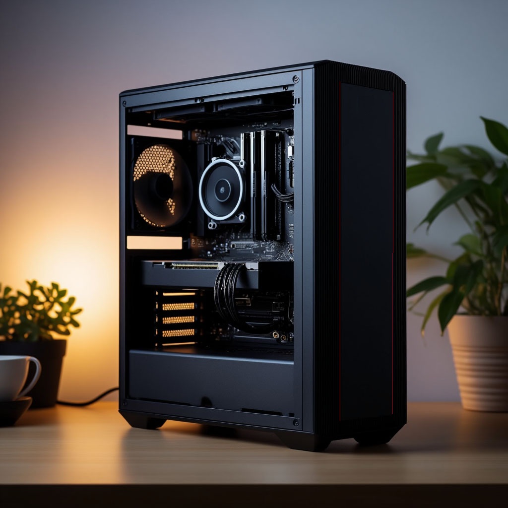 Конфигурируемая рабочая станция начального уровня ARMOBIT-BULWARK, AMD Ryzen 5 7600X, 32 ГБ DDR5, Radeon RX 7600, 1 ТБ NVMe SSD, 600W Bronze