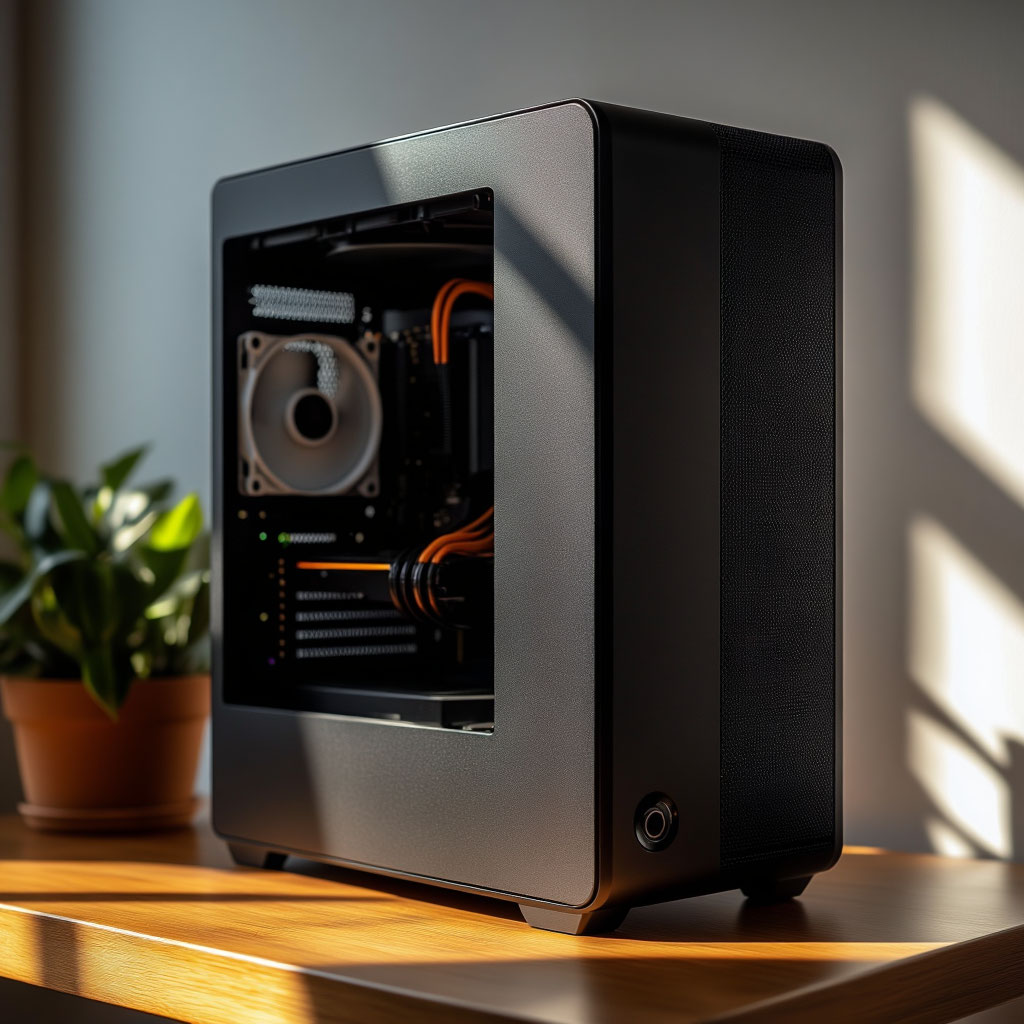 Конфигурируемая рабочая станция начального уровня ARMOBIT-BULWARK, AMD Ryzen 5 7500F, 16 ГБ DDR5, Radeon RX 6600, 512 ГБ NVMe SSD, 500W Bronze