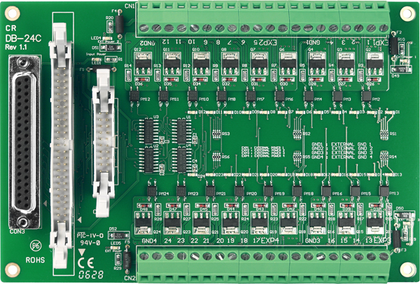 DB-24C 24-ch Open-collector output Board