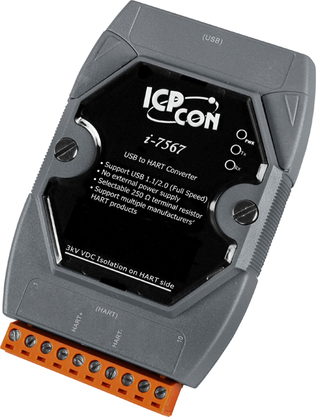 I-7567 CR USB To HART Converter (Gray Cover) (RoHS)