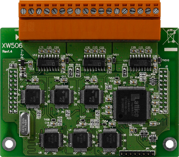 XW506 CR 6-port Non-Isolated RS-232 (RoHS)