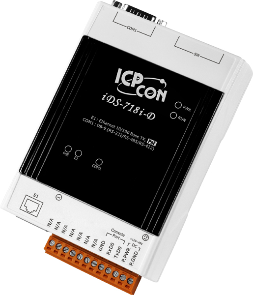 iDS-718i-D CR Intelligent Device Server with 1 RS-232/422/485 (Isolated, RoHS, DB9)