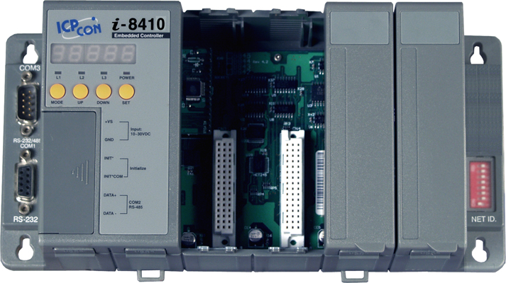 I-8410 CR Embedded Controller with 5-digit seven segment Display,developing tool kit, 512 k flash,