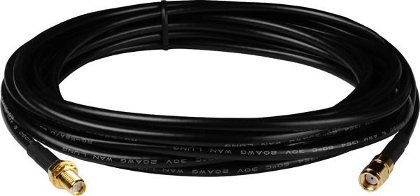 3S005 HDF 200 cable, 3 meter long N type male to RP-SMA male