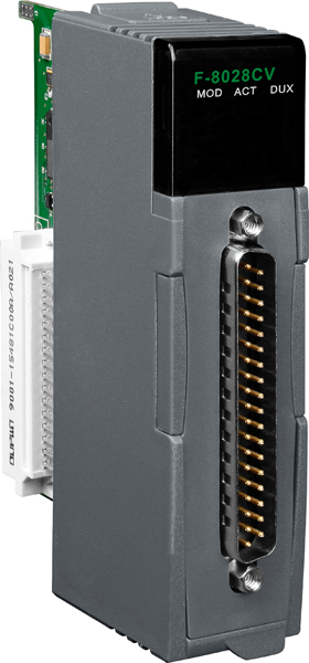 F-8028CV (F-8028V2) 8-ch, Single/Duplex, Output -10~10V, Isolated, one COM for all AO