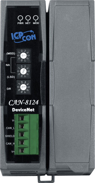 CAN-8124-G (I-8KDNM-G) DeviceNet Embedded Device with 1 I/O Expansion