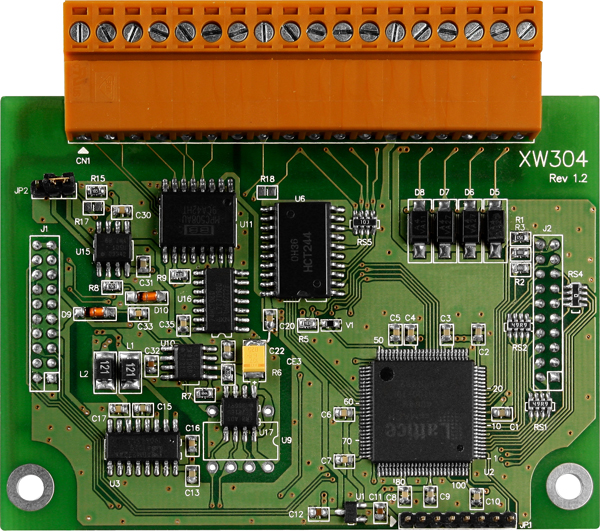 XW304 CR 6-AD (+/- 5 V or 0 ~ 5 V), 1-DA (+/- 5 V), 4-DO, 4-DI (RoHS)