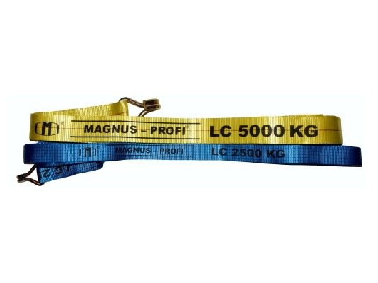 Длинная часть ремня стяжного 50мм Х 6м, 5,0 т, MAGNUS PROFI