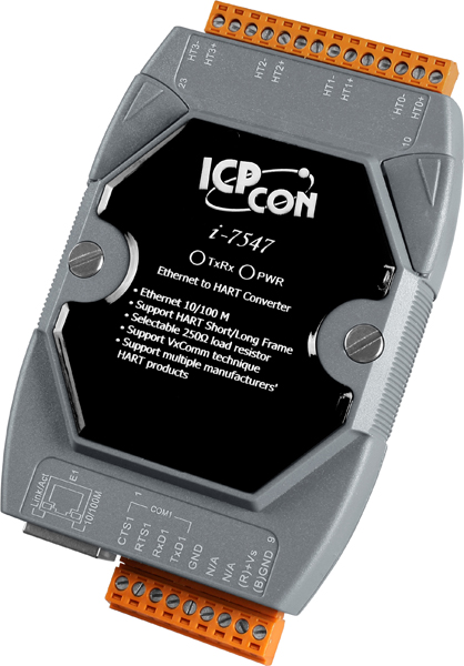 I-7547 Ethernet To HART Converter (Gray Cover) (RoHS)