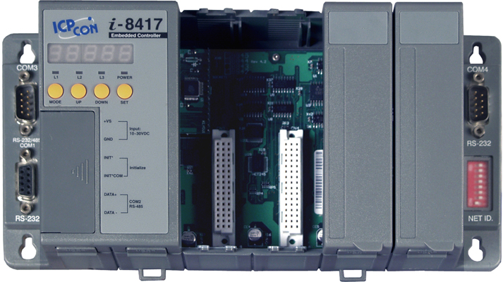 I-8417-G CR ISaGRAF Embedded Controller with 5-digit seven segment Display, developing tool kit, 512 k
