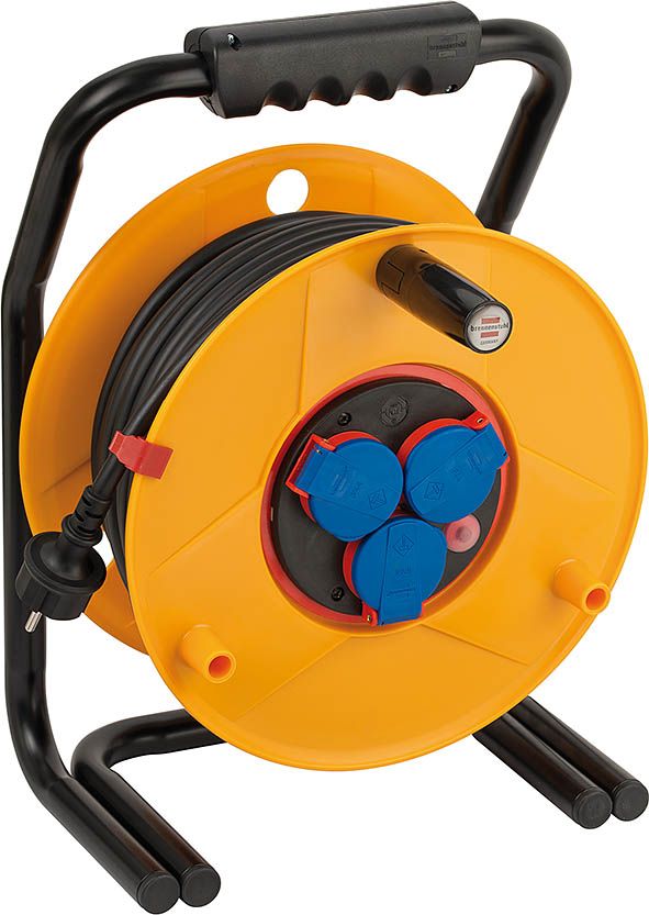 Brobusta Bretec IP44 cable reel for site & professional 40m H07RN-F 3G1,5, Вес кг. 8,39, Длинна см. 20,5, Ширина см. 31, Высота см. 45