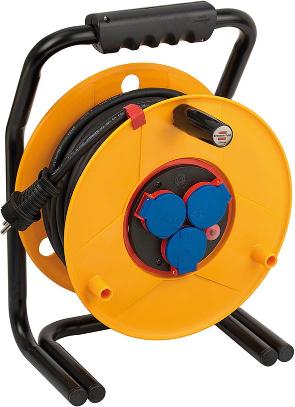 Brobusta Bretec IP44 cable reel for site & professional 25m H07RN-F 3G2,5, Вес кг. 7,97, Длинна см. 20, Ширина см. 30,5, Высота см. 44,5