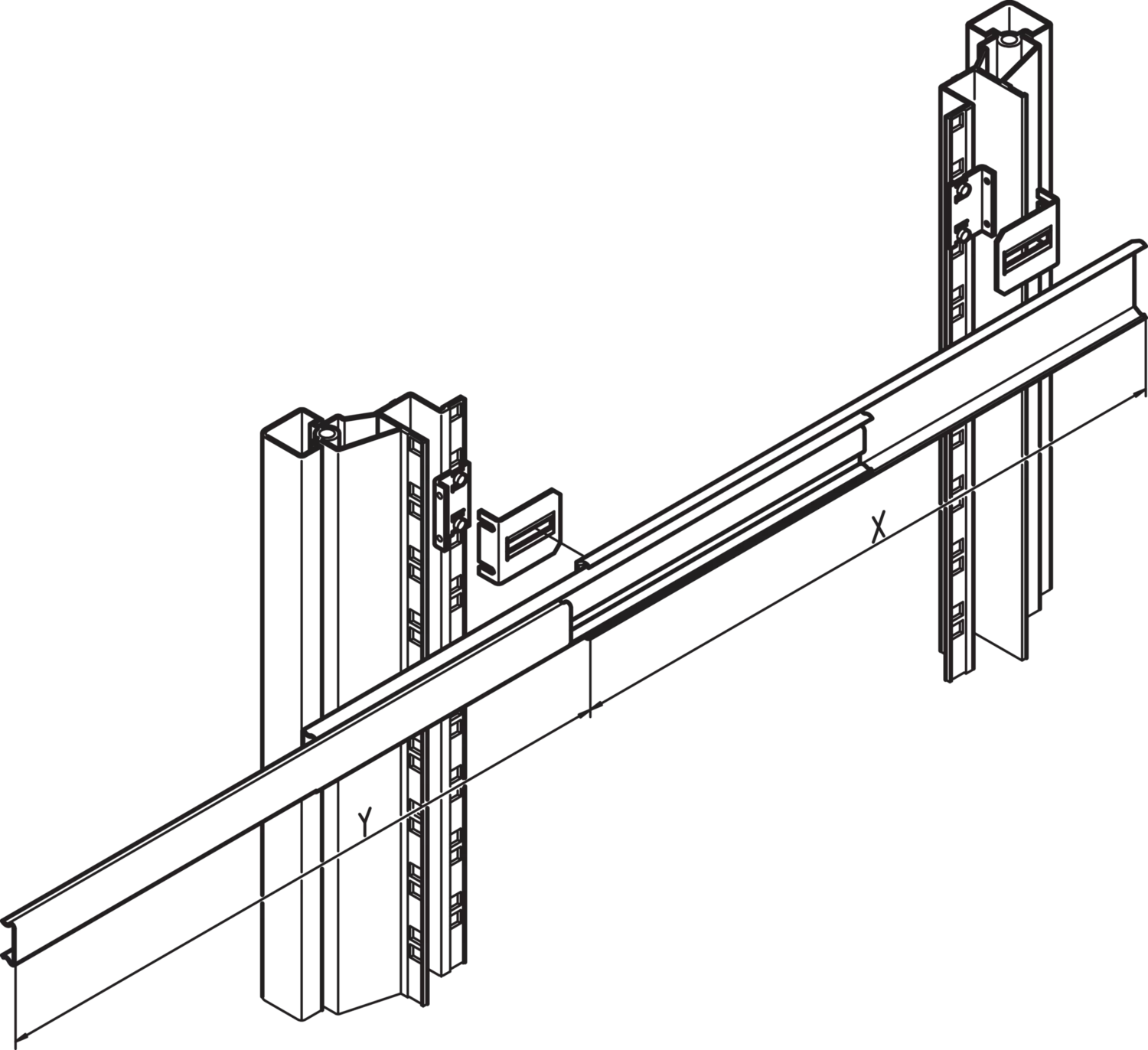 Корпус Novastar / MOUNTING KIT TELESC.SL.SLIM NOVASTAR (мин. заказ 2 шт, в упак. 1 шт.) (стр. происхожд. FR)